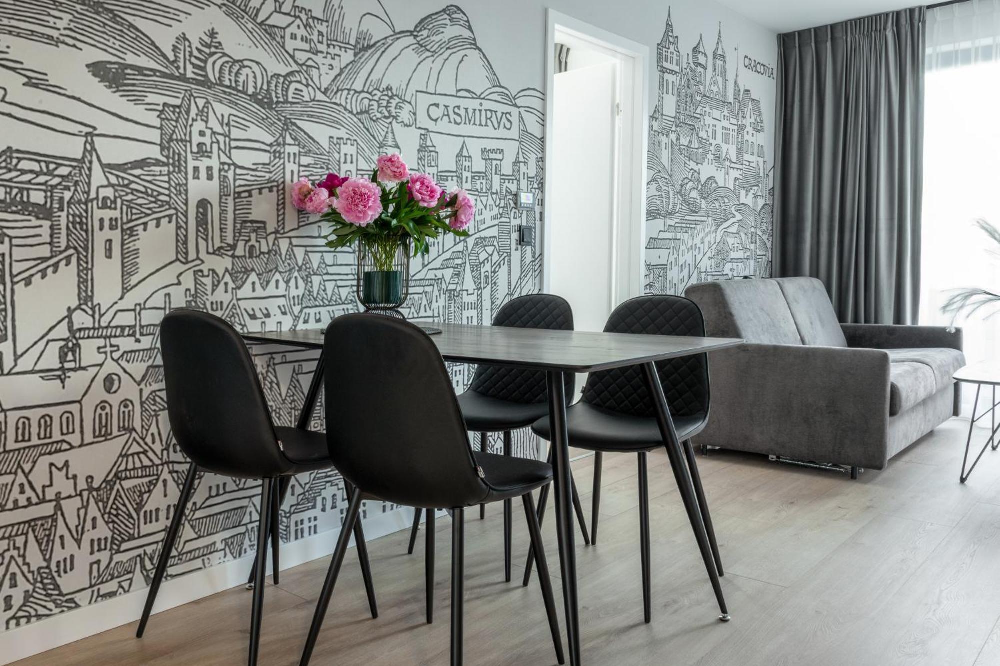 Inpoint Spacious Apartments Near Main Square & Kazimierz District Cracovia Habitación foto